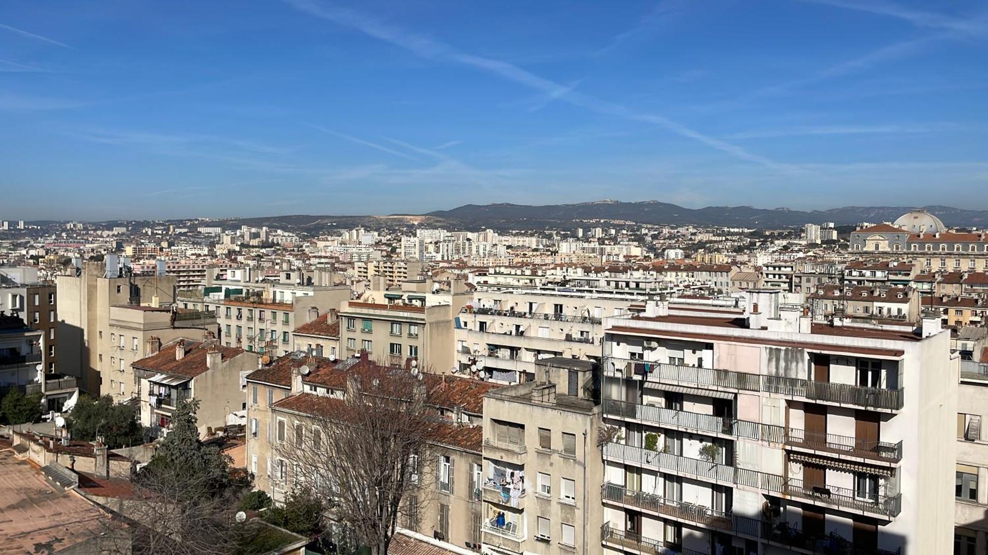 Appart entier terrasse living 2 chambres gare Saint-Charles Marseille Extérieur photo