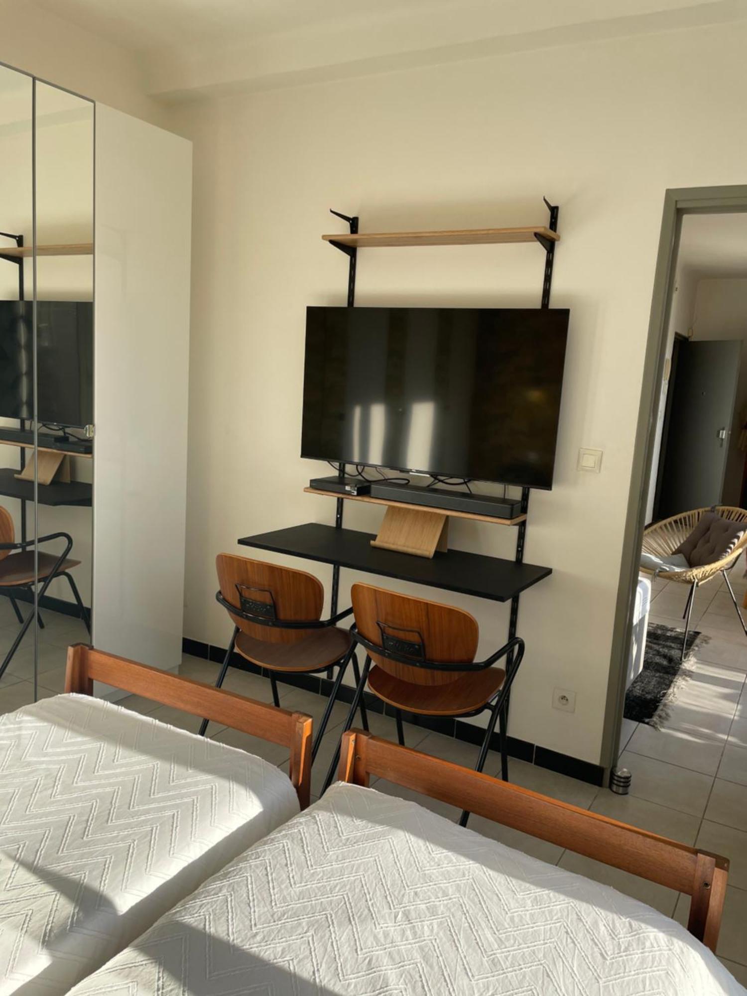 Appart entier terrasse living 2 chambres gare Saint-Charles Marseille Extérieur photo