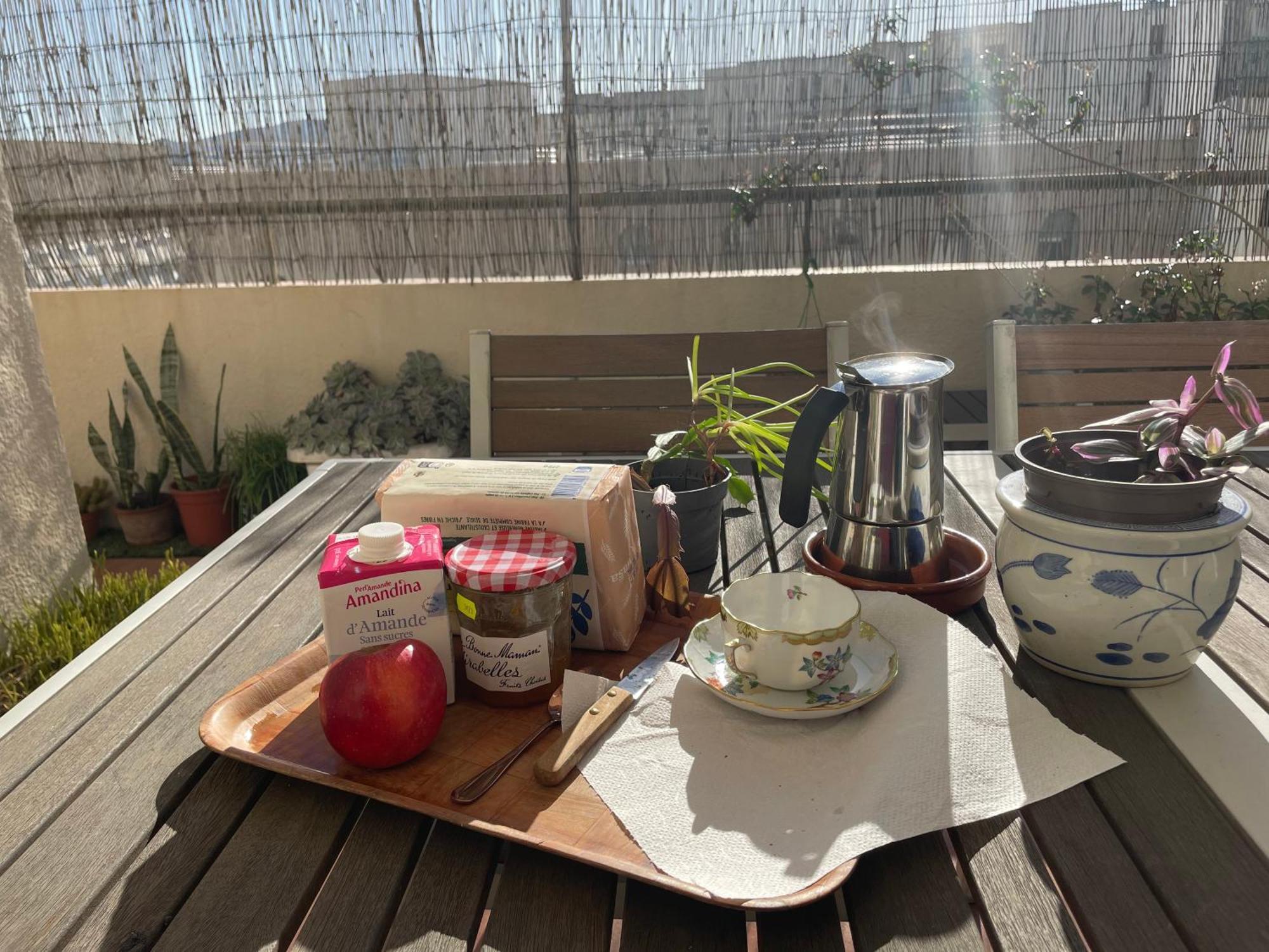 Appart entier terrasse living 2 chambres gare Saint-Charles Marseille Extérieur photo